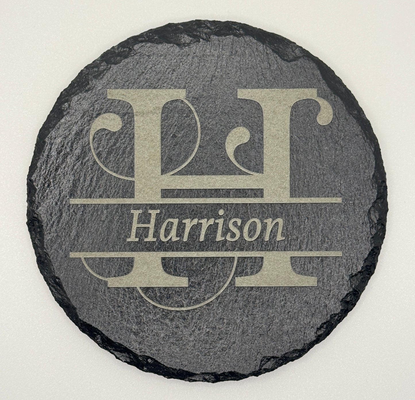 Custom 4” x 4” Slate Coaster Set