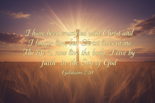 Galatians 2:20 with Scripture Text
