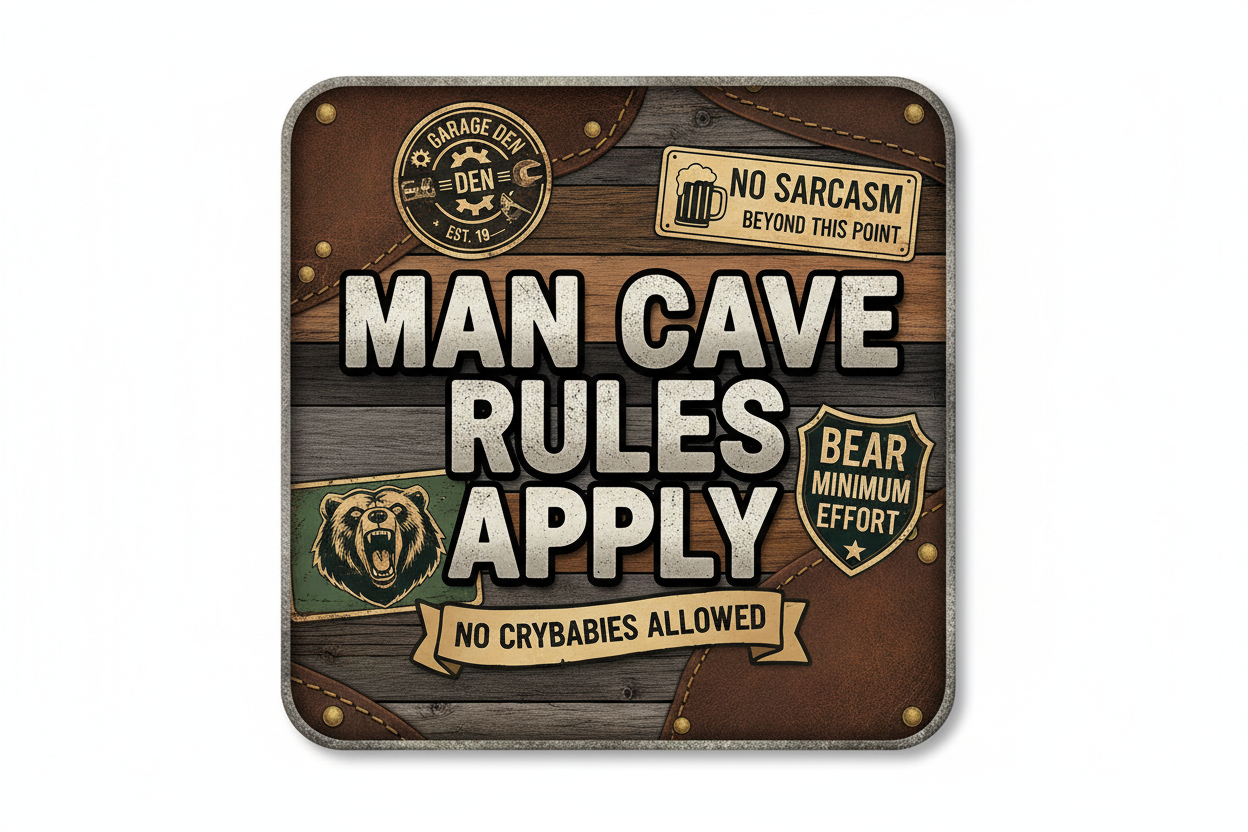 Man Cave Rules Apply