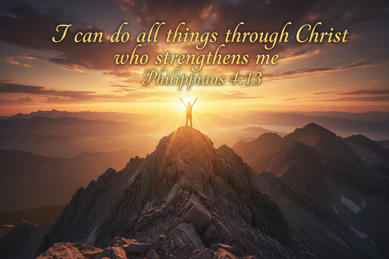 Philippians 4:13 with Scripture Text