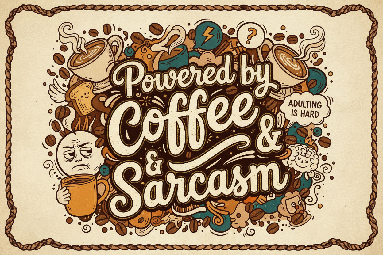 Powered by Coffee & Sarcasm