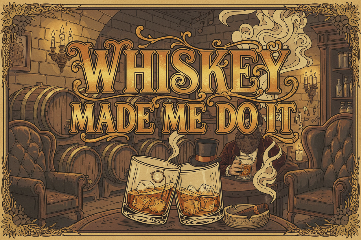 Whiskey Made Me Do It